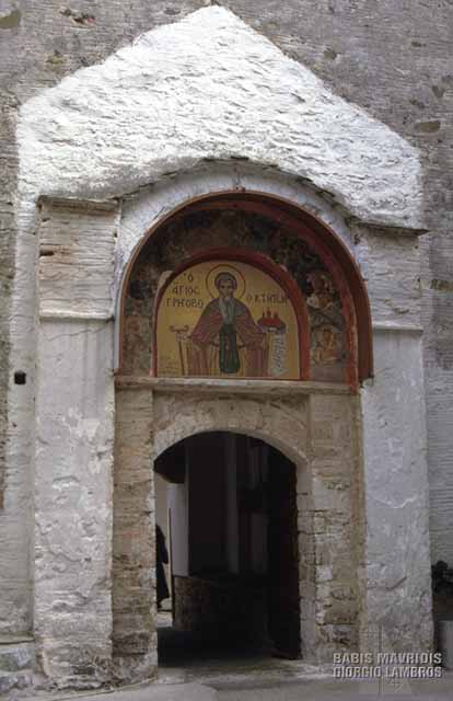 The monastery entrance