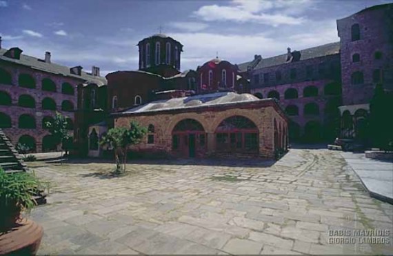 The principal church of the monastery was built in 1540