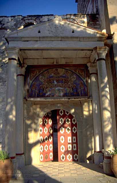 The entrance of the monastery