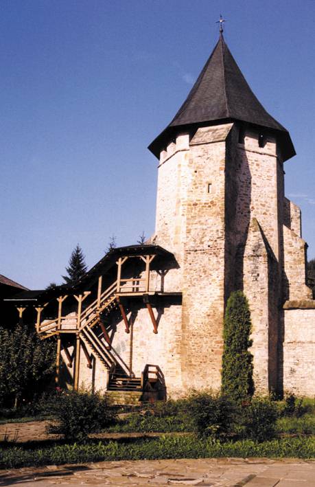 West tower - Putna Monastery, Romania